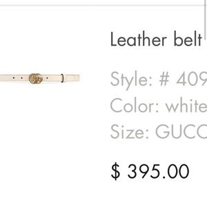 Gucci belt